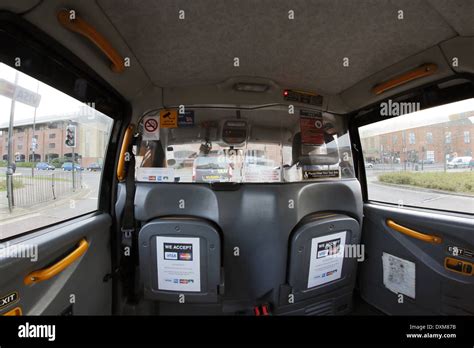 Intérieur d'un taxi