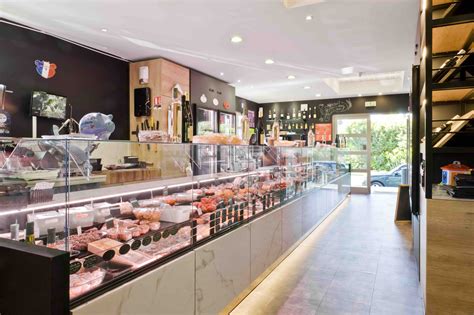 Intérieur d'une boucherie