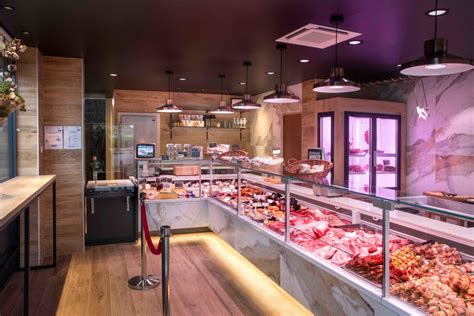 Intérieur de la boucherie Parmentier