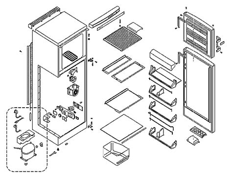 Intérieur du réfrigérateur Haier CFE633CW