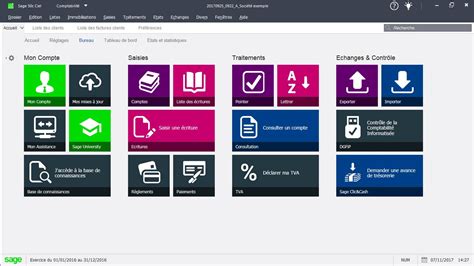 Interface Ciel Auto-Entrepreneur