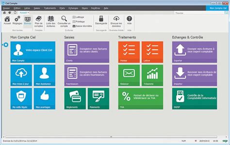 Interface de Ciel Compta