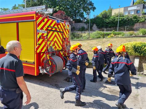Intervention des pompiers