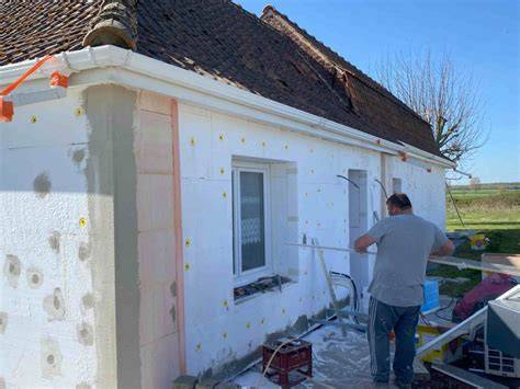 Isolation extérieure d'une maison