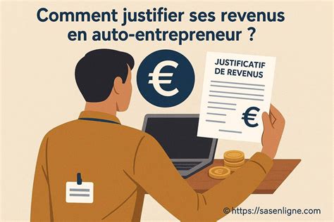 Justifier ses revenus en tant qu'auto-entrepreneur