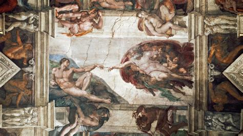 La Création d'Adam de Michel-Ange