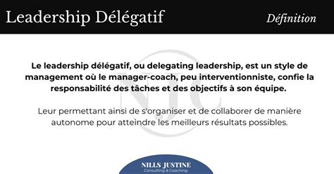 Leadership délégatif