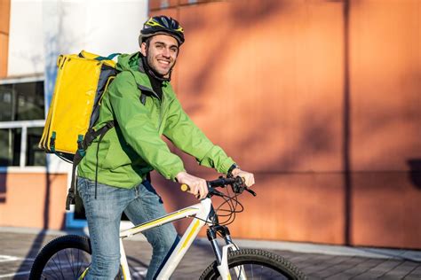 Livreur indépendant à vélo