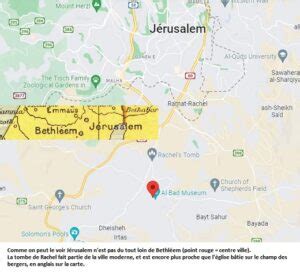 Localisation de Bethléem