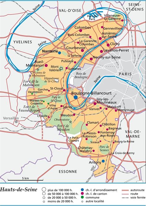 Localisation de Clichy-la-Garenne dans les Hauts-de-Seine
