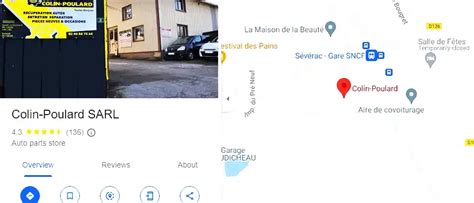 Localisation de Colin Poulard à Sévérac