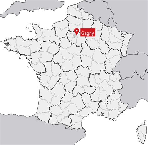 Localisation de Gagny en France