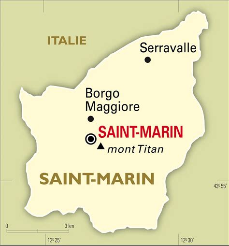 Localisation de Saint-Marin