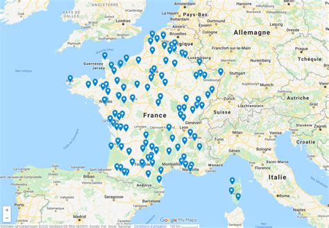 Localisation des garages