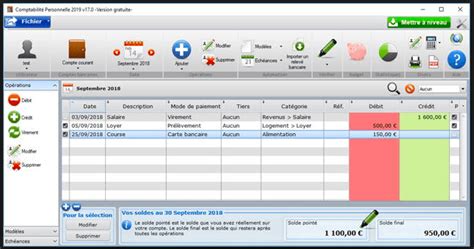 Logiciel de finance personnelle pour Mac