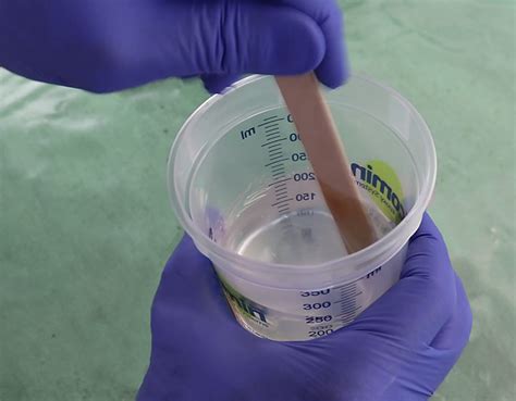 Mélange de résine époxy