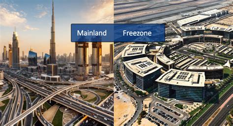 Mainland vs Freezone Company Setup in Dubai UAE.