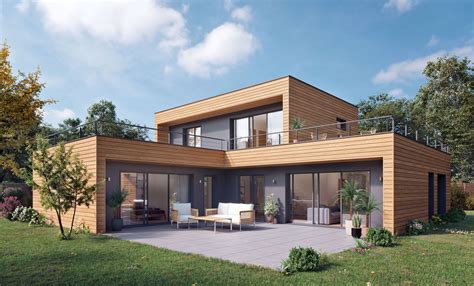 Maison en bois moderne