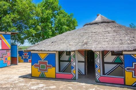 Maisons peintes à Matobo, Zimbabwe