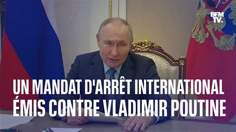 Mandat d'arrêt contre Vladimir Poutine