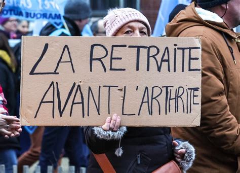 Manifestation contre la réforme des retraites lors du congrès de la CFE-CGC
