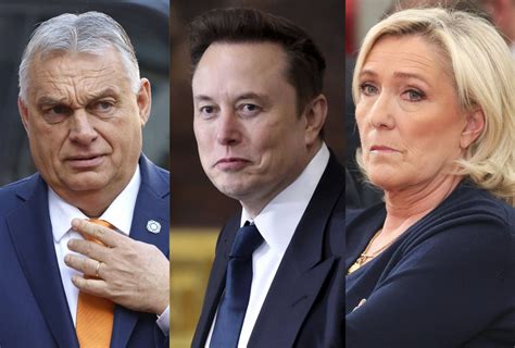 Marine Le Pen et Viktor Orban