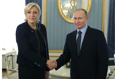 Marine Le Pen et Vladimir Poutine