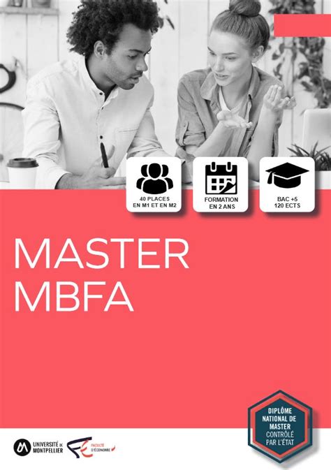 Master MBFA : Programme, Débouchés et Métiers