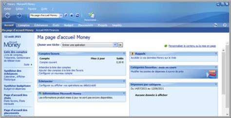 Microsoft Money sur Mac