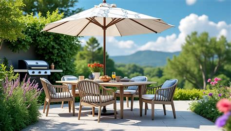 Mobilier de jardin pour un espace convivial