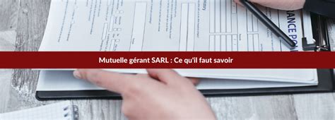 Mutuelle santé gérant SARL