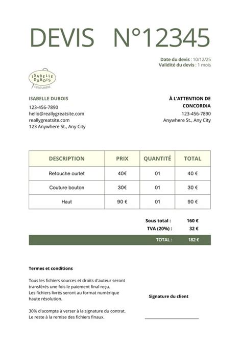 Négociation basée sur le devis