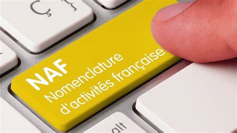 Nomenclature d'activités française (NAF)