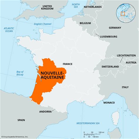 Nouvelle-Aquitaine Map