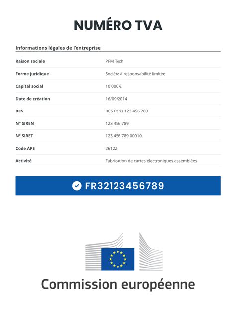 Numéro de TVA Auto-Entrepreneur