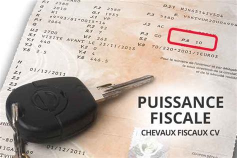 Où trouver la puissance fiscale sur la carte grise