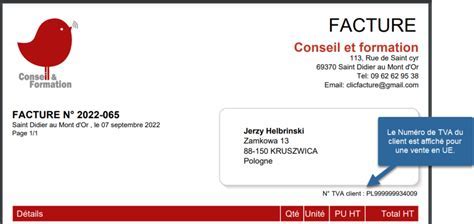 Obtenir un numéro de TVA