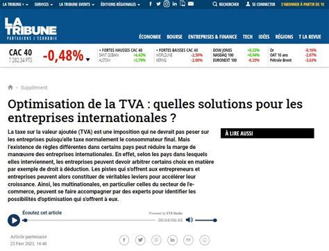 Optimisation de la TVA