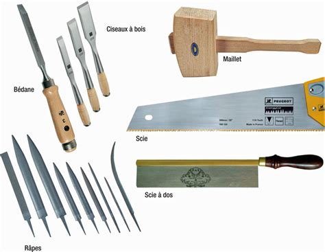 Outils de base pour travailler le bois