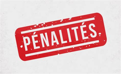 Pénalités