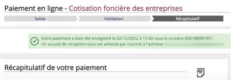 Paiement CFE en ligne