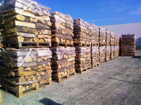 Palette de bois de chauffage