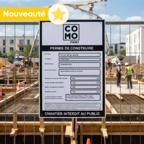 Panneau de chantier à Genève