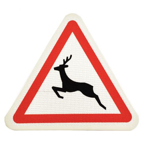 Panneau de signalisation animaux sauvages