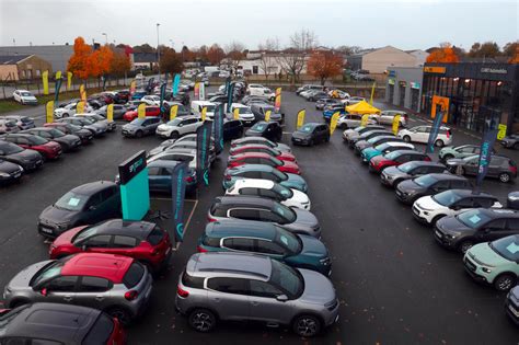 Parc de voitures d'occasion