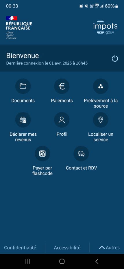 Payer ses impôts via l'application Impots.gouv