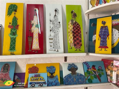 Peinture sous verre au Sénégal