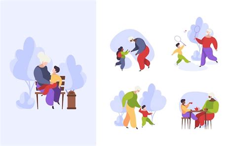 Personne âgée et famille