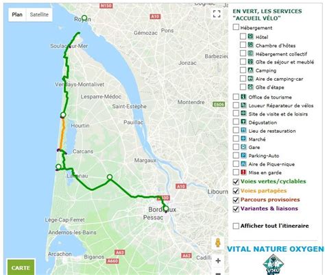 Piste cyclable en Gironde