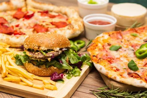 Pizzas et burgers